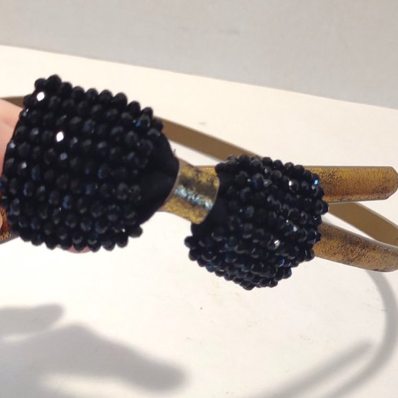 LOFT Gold Shimmer Slim Belt with Bow - Picture 3 of 8